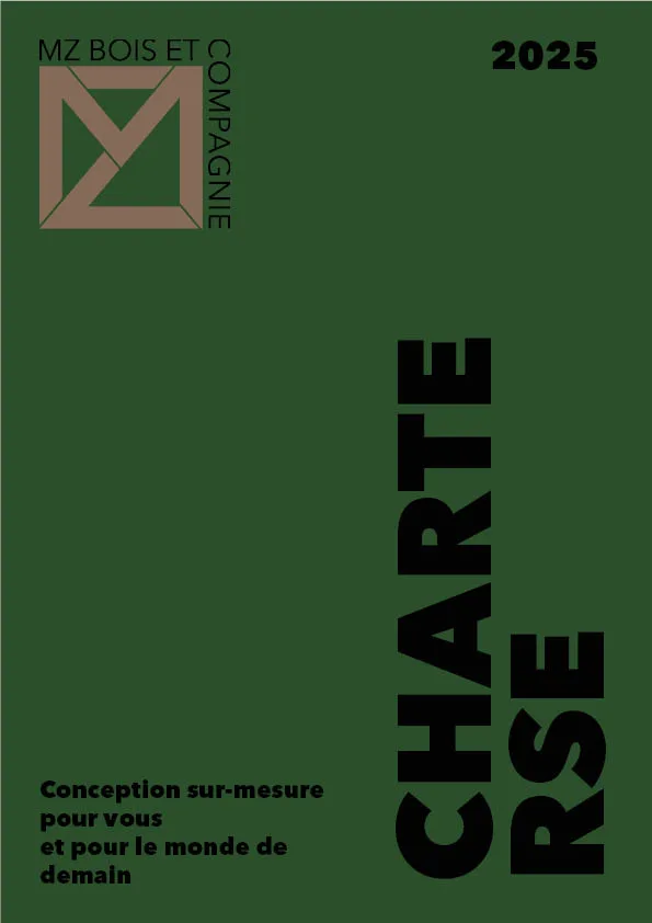Couverture de la Charte RSE 2025 de MZ Bois et Compagnie