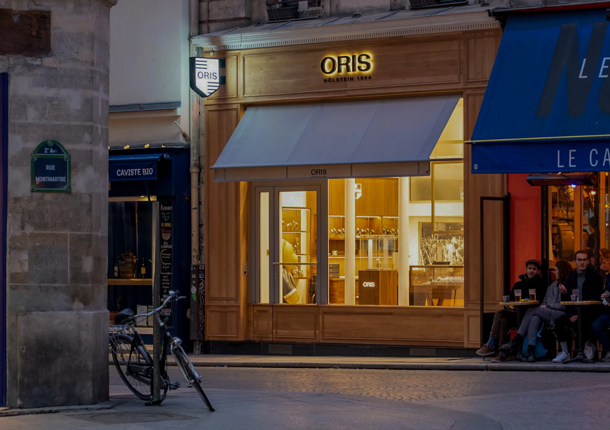 Façade d'horloger, réalisation MZ Bois et Compagnie — vue 2